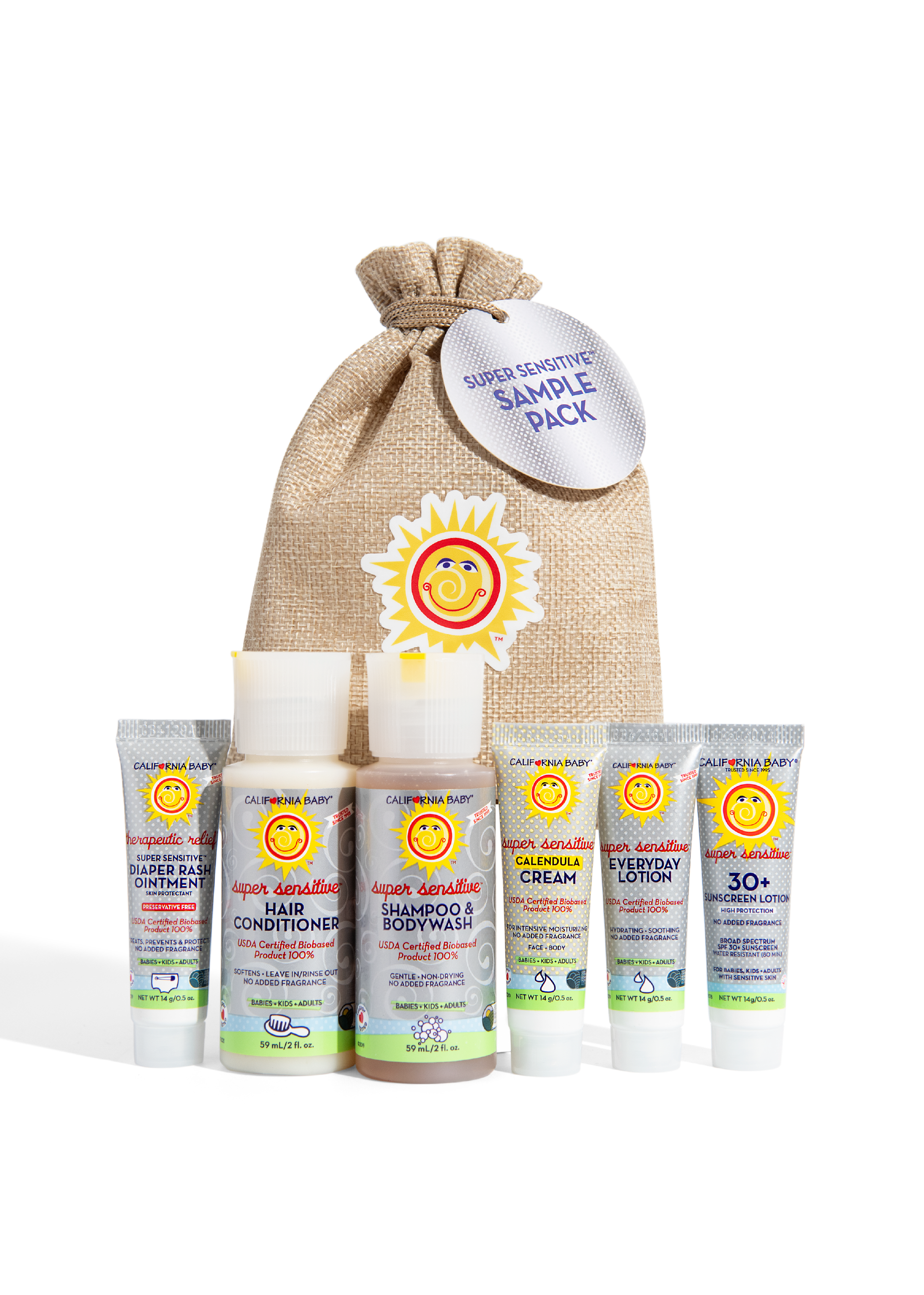 Sensitive Skin Sample Pack - Fragrance-Free Essentials