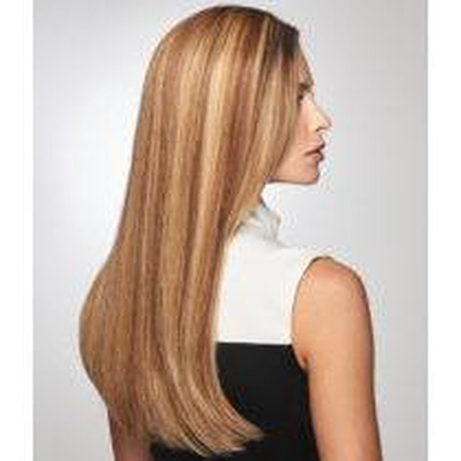 Gilded 18-Inch Human Hair Topper for Volume and Coverage