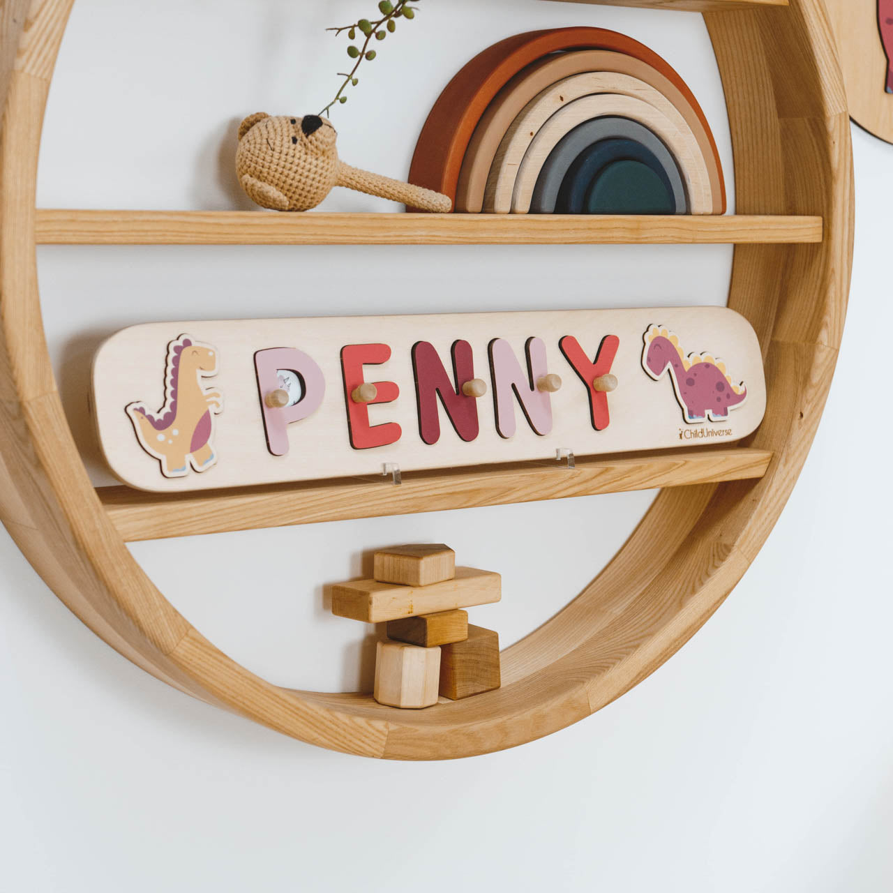 Dinosaur Name Puzzle for Girls