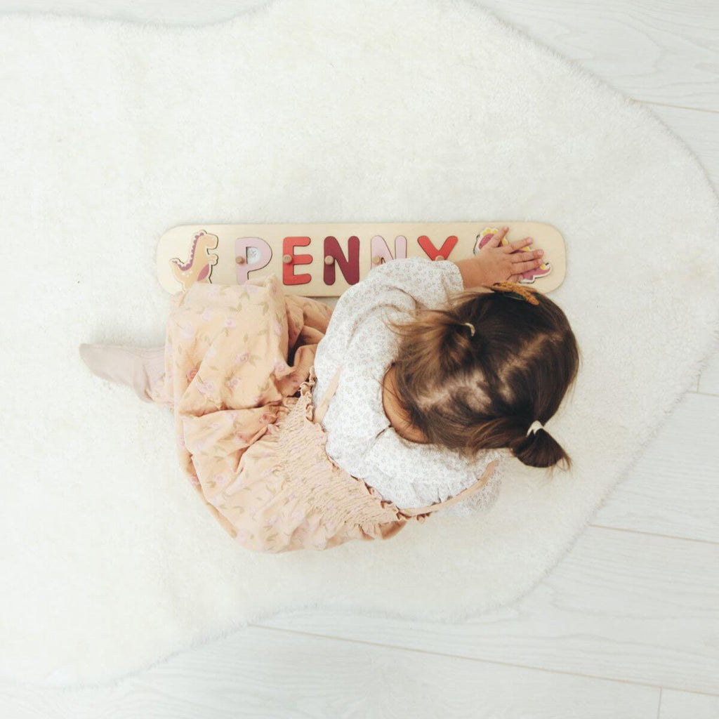 Dinosaur Name Puzzle for Girls