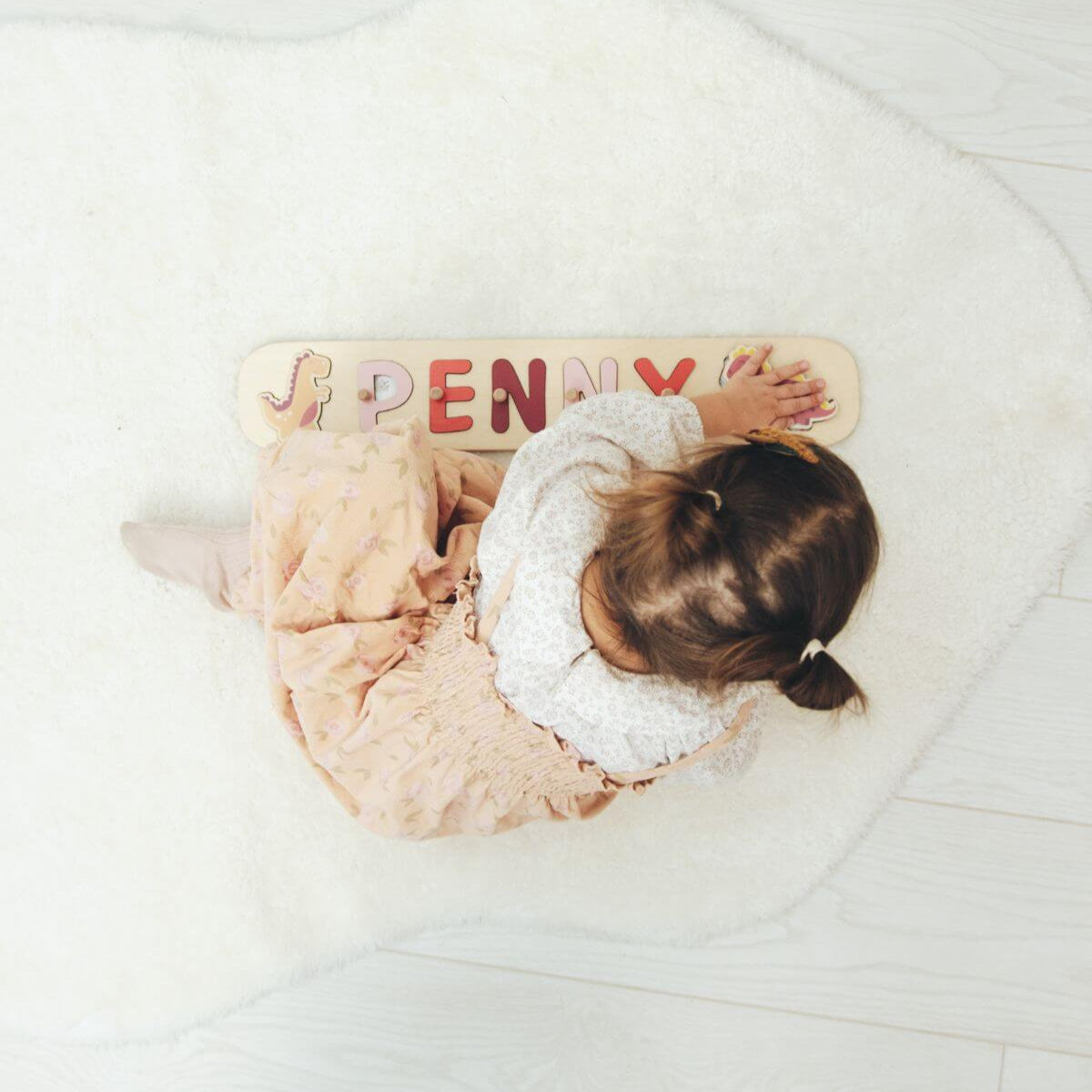 Dinosaur Name Puzzle for Girls