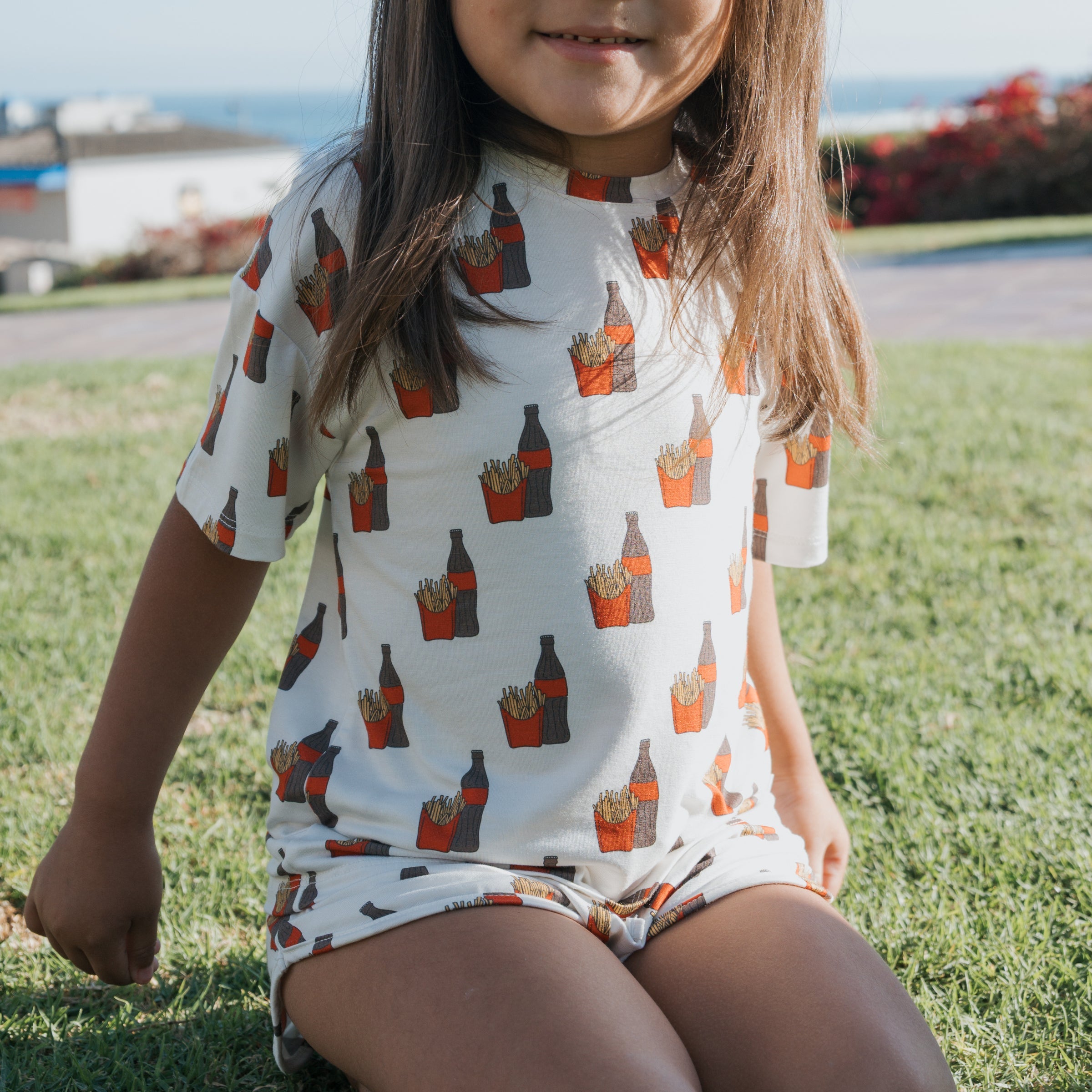 Girl's Bamboo Short Set | Fries & Cola