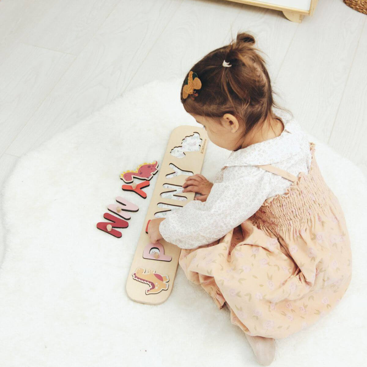 Dinosaur Name Puzzle for Girls