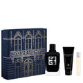 Givenchy Gentleman Society Eau de Parfum gift set including fragrance, shower gel, and travel spray