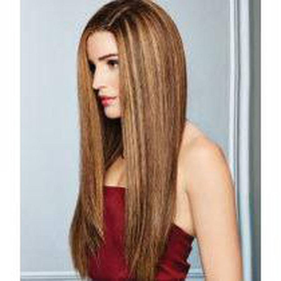 Glamour and More Long Human Hair Wig