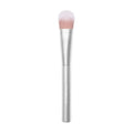 RMS Skin2Skin Everything Brush featuring a metallic silver handle with soft white and pink bristles.