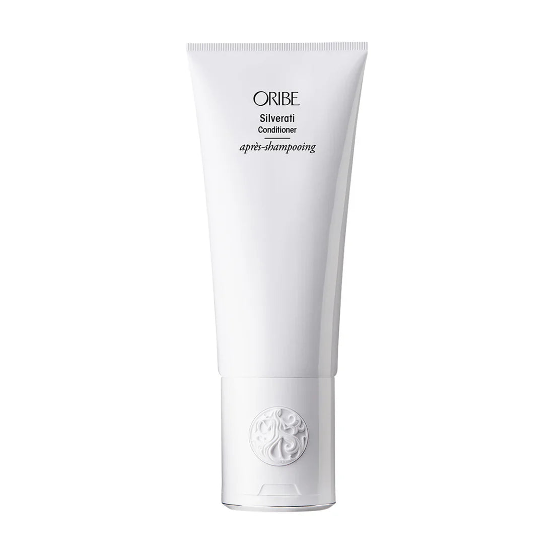 Oribe Silverati Conditioner in a minimalist white bottle