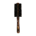 Professional medium round hair brush for salon-quality blowouts in brown or black