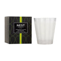A premium Lemongrass and Ginger scented candle in a glass vessel, perfect for home fragrance.