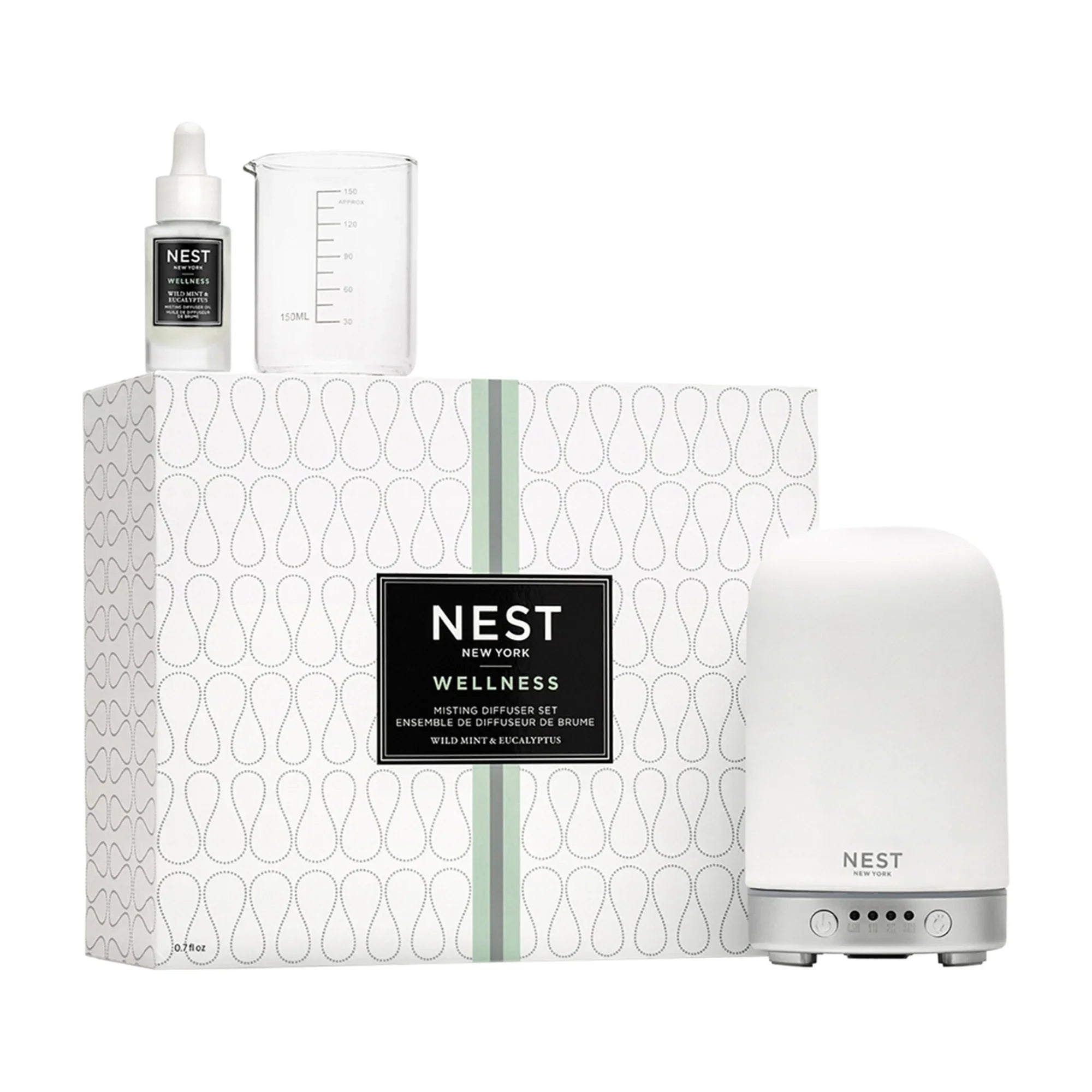 NEST New York Misting Diffuser with Wild Mint and Eucalyptus essential oil blend