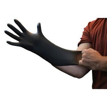 Black Nitrile Industrial Disposable Gloves - Latex-Free Protection