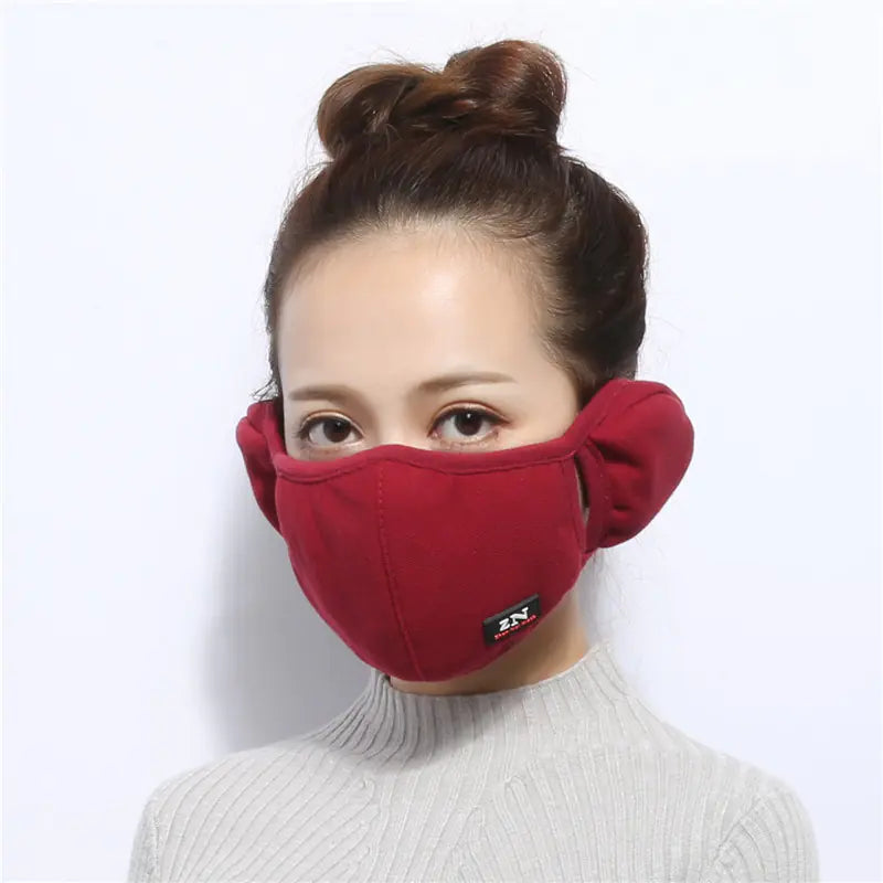 Winter Cycling Ear Cover Mask for Men and Women