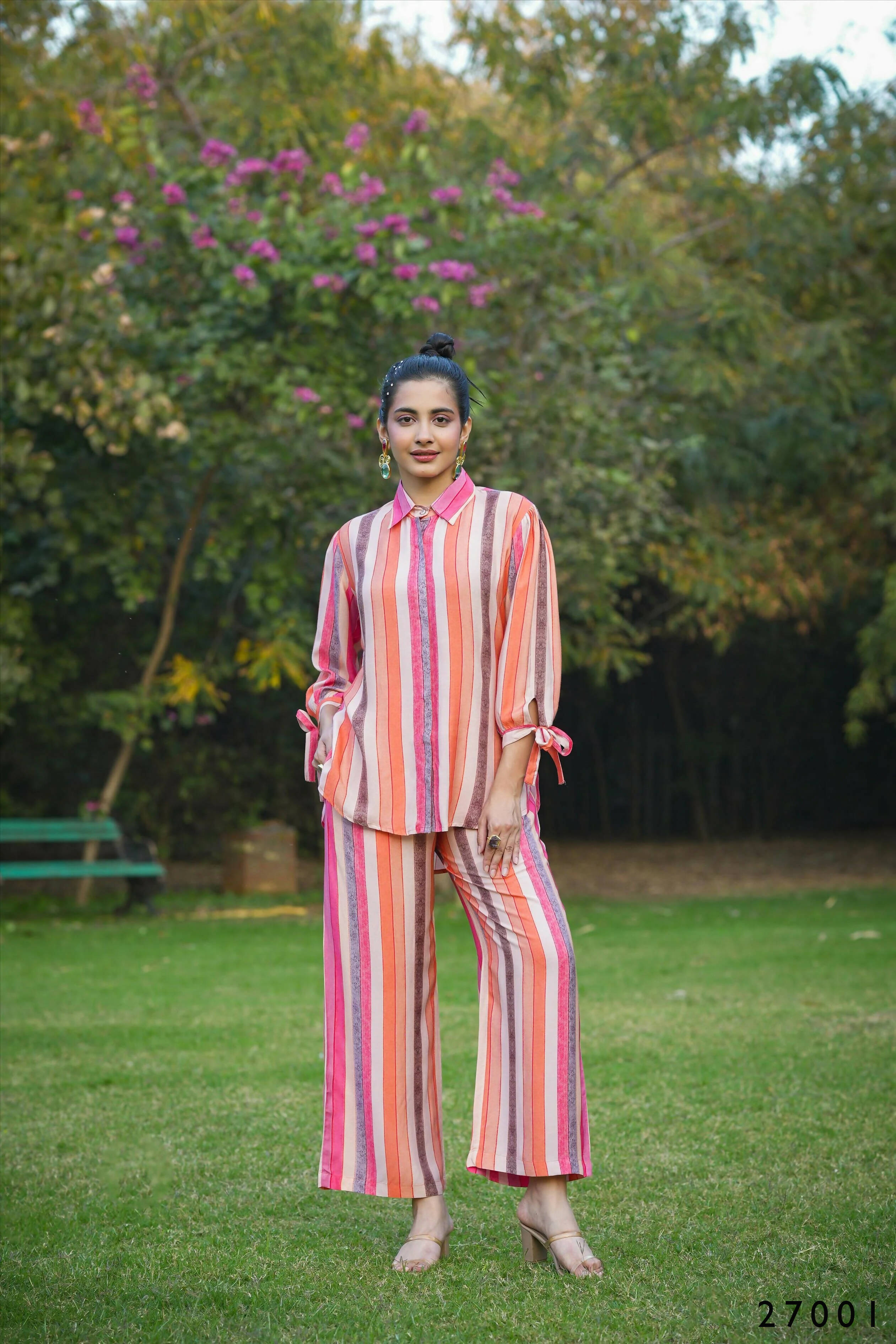 Women's Casual Multi Mull Cotton Co-ord Set - Anya Collection