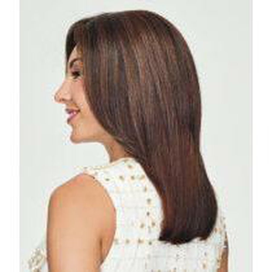 Go All Out 10 Inch Hair Topper with Pear-Shaped Monofilament Base