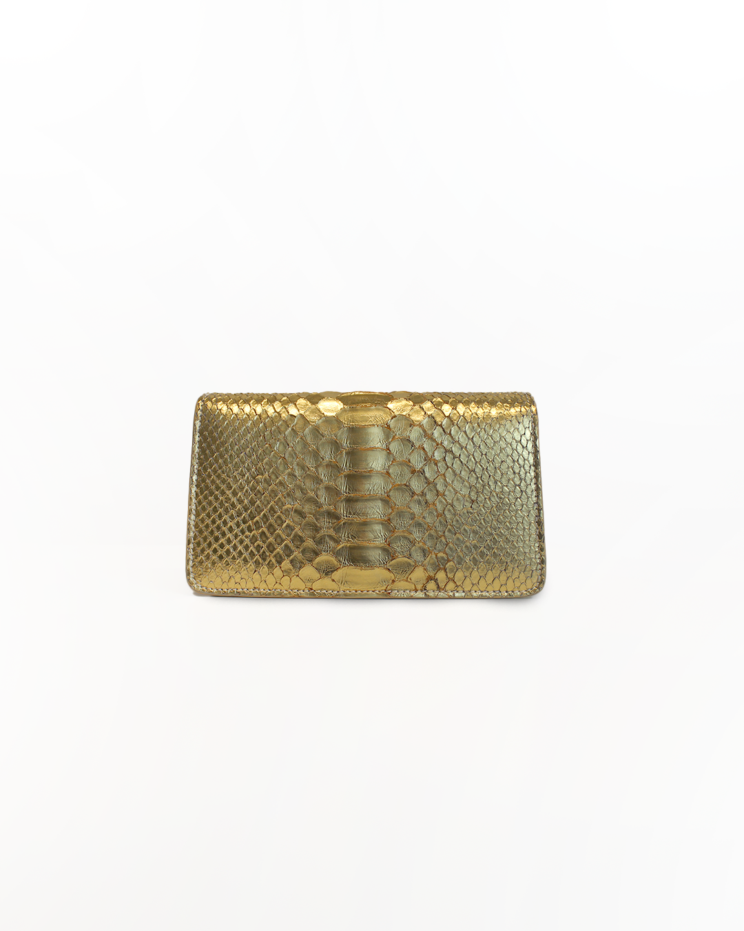 The Met Clutch in Gold