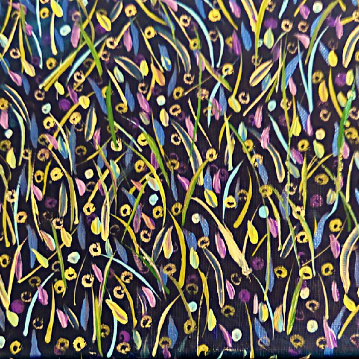 Golden Dots on Navy Kids' T-Shirt