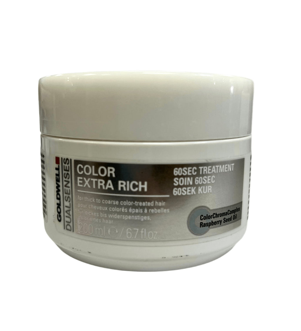 Goldwell Dualsenses Color Extra Rich 60sec Treatment bottle, 6.7 oz