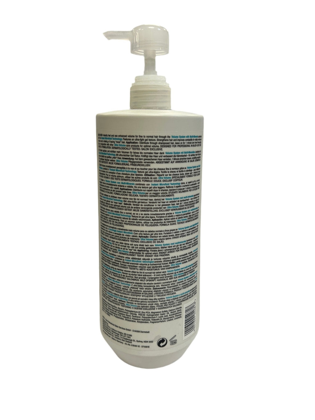 Ultra Volume Gel-Conditioner for Fine to Normal Hair 1.5 L