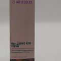 Jumbo size white and purple bottle of Good Molecules Hyaluronic Acid Serum.