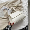 Large Capacity PU Leather Shoulder Bag Elegant Messenger Tote