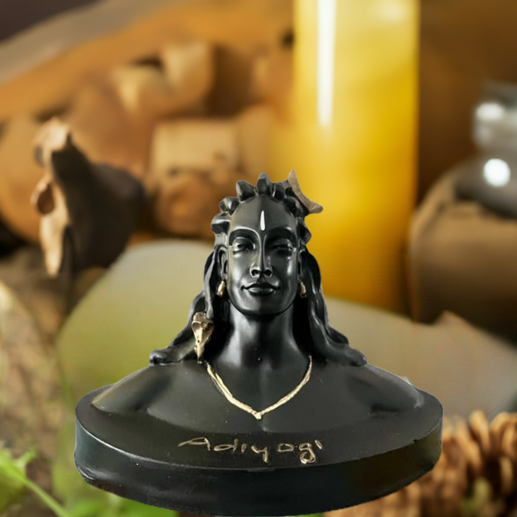 Adiyogi Statue for Car Accessories for Dash Board, Pooja & Gift, Decor 6"