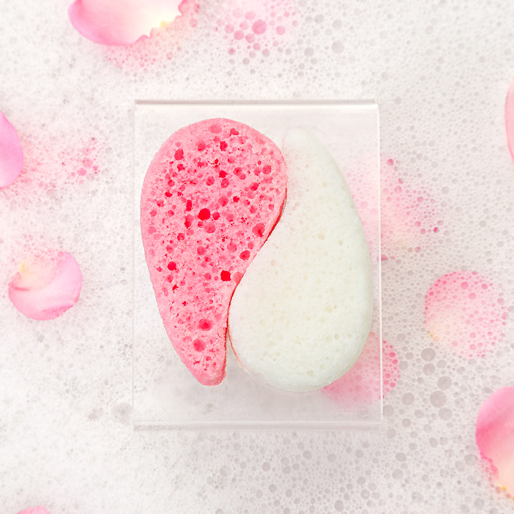 Grapefruit Blush Mani-Pedi Treatment Set with Cleansing Sponges - Image 2