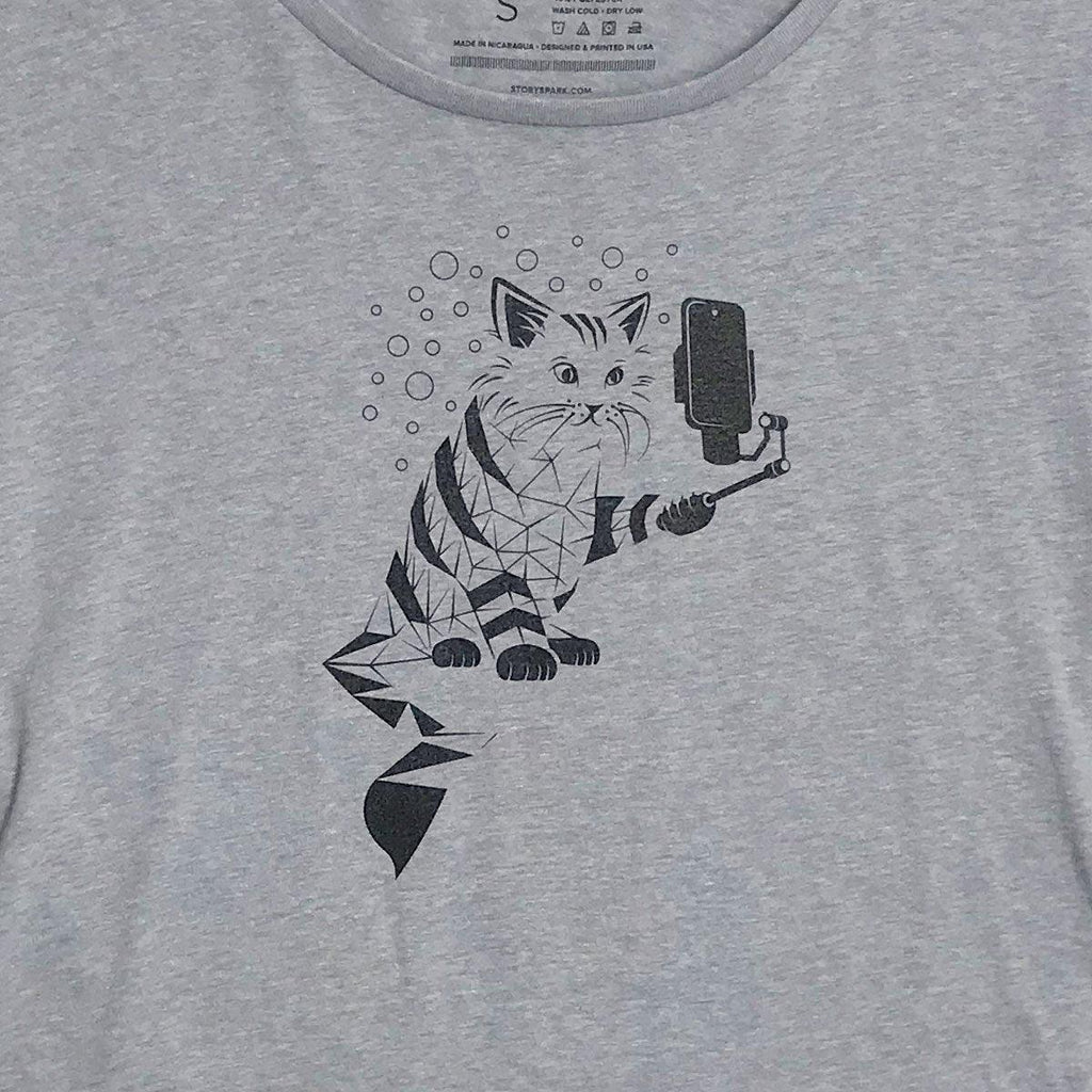 Women's Snap Cat Dolman Shirt