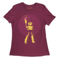 Women's Boba Bot Graphic T-Shirt in Maroon