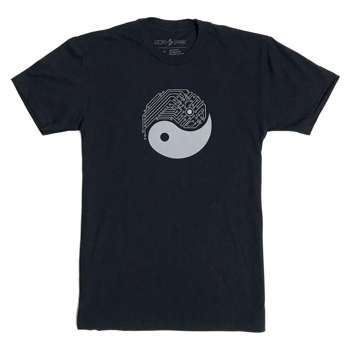 Yin Yang Tech Graphic T-Shirt | Unisex