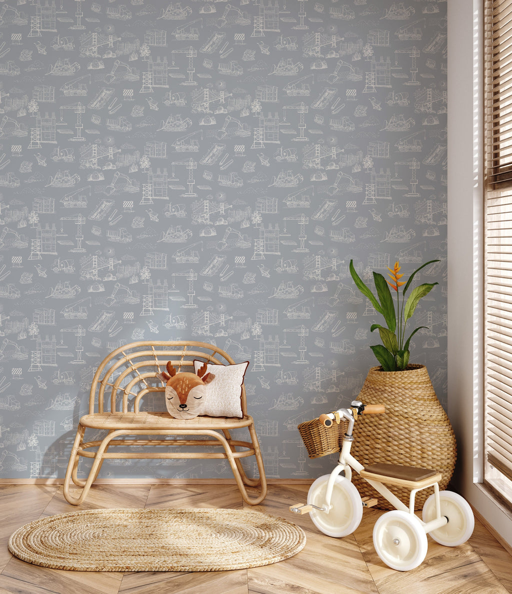Boston Wallpaper by The Bright Leaf Design