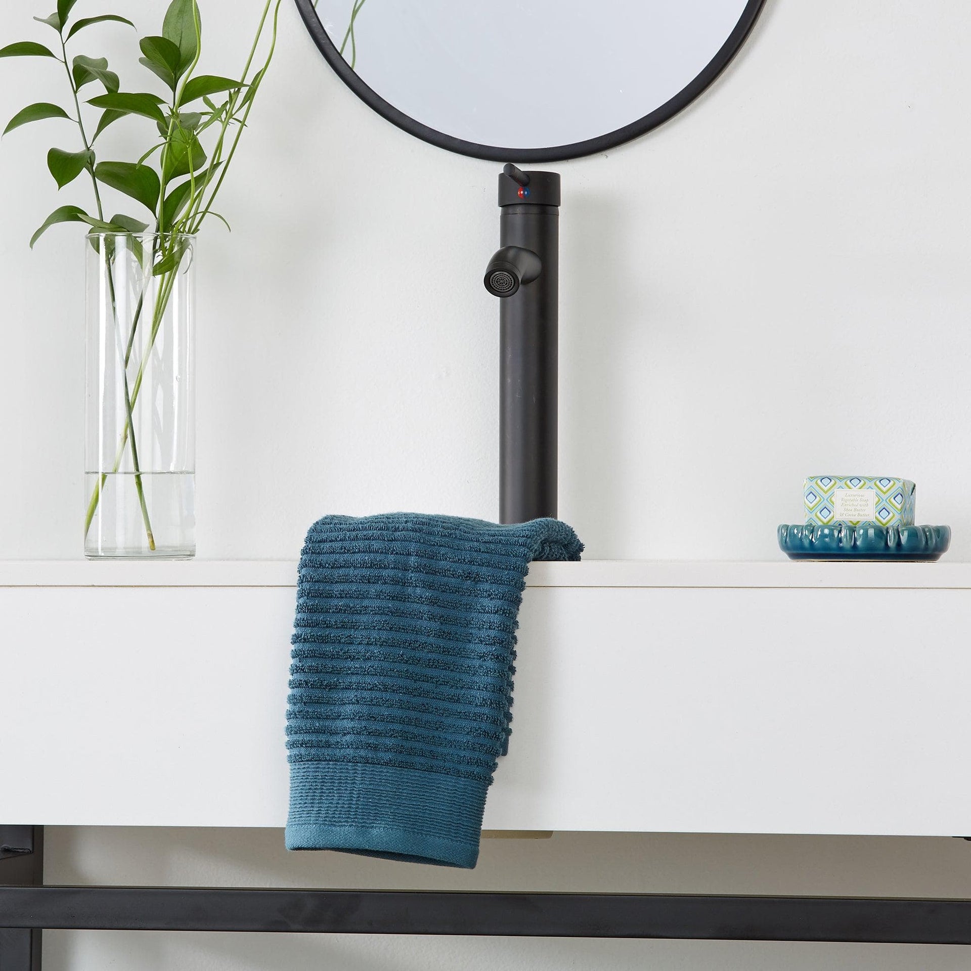 4 Pack Ribbed Hand Towels - Rori Collection