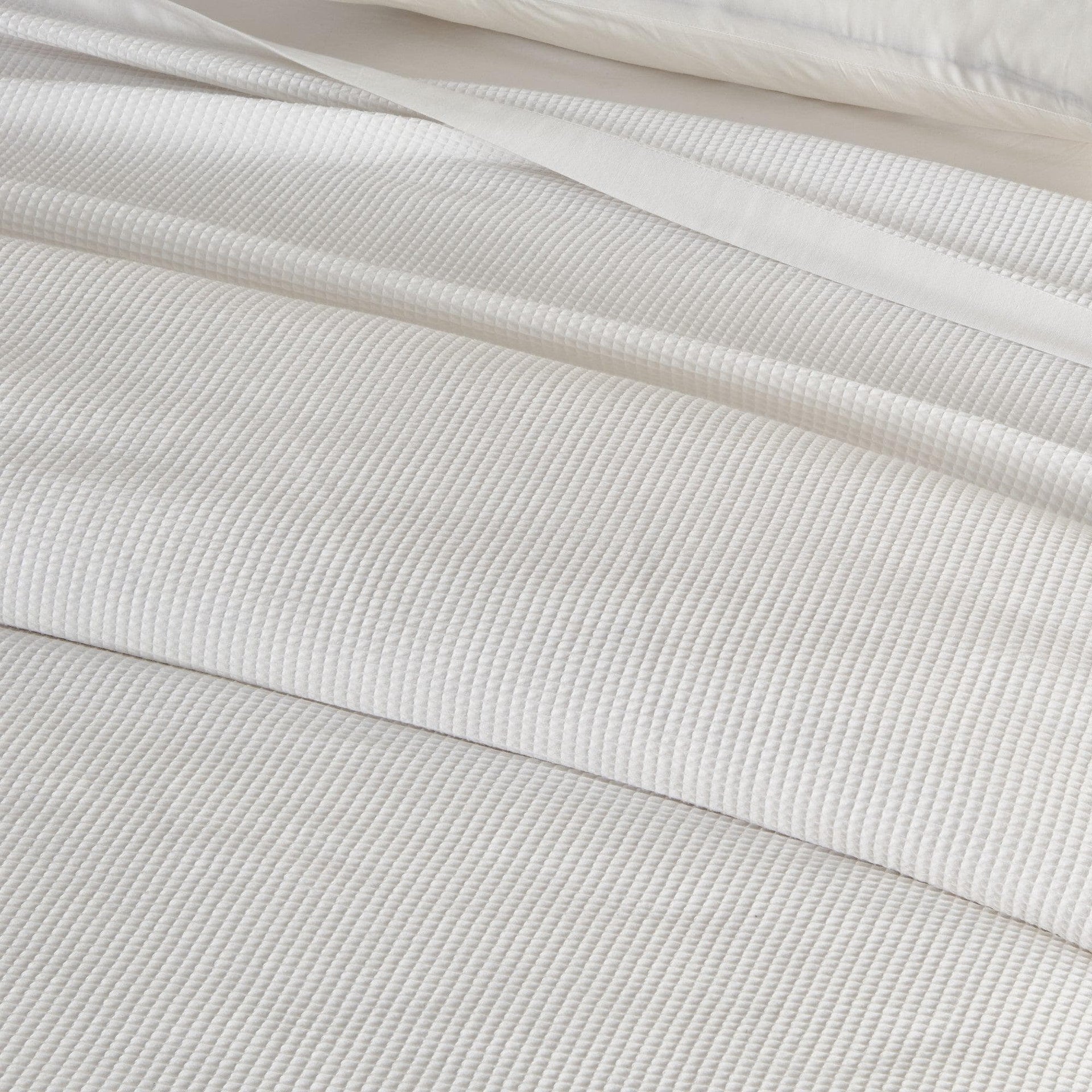 100% Cotton Small Waffle Weave Blanket - Hazel Collection