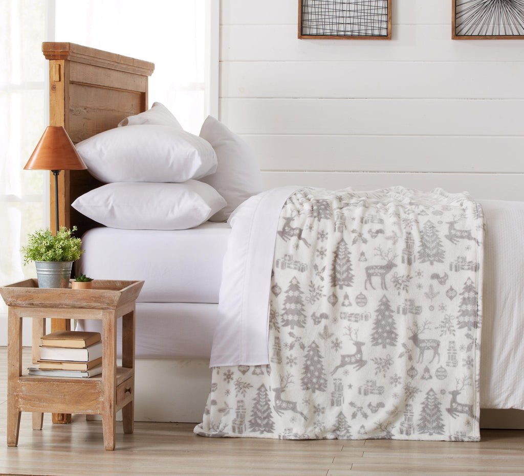 Velvet Throw Blanket - Pearl Collection