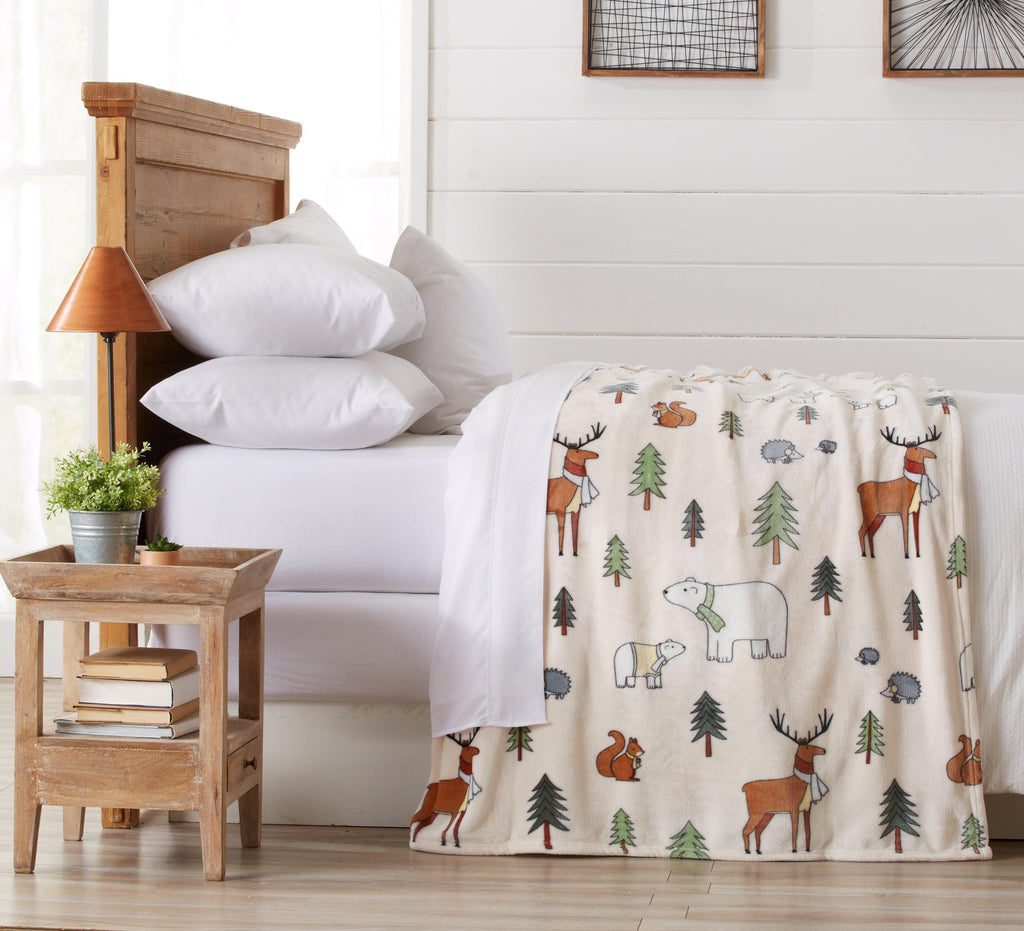 Velvet Throw Blanket - Pearl Collection