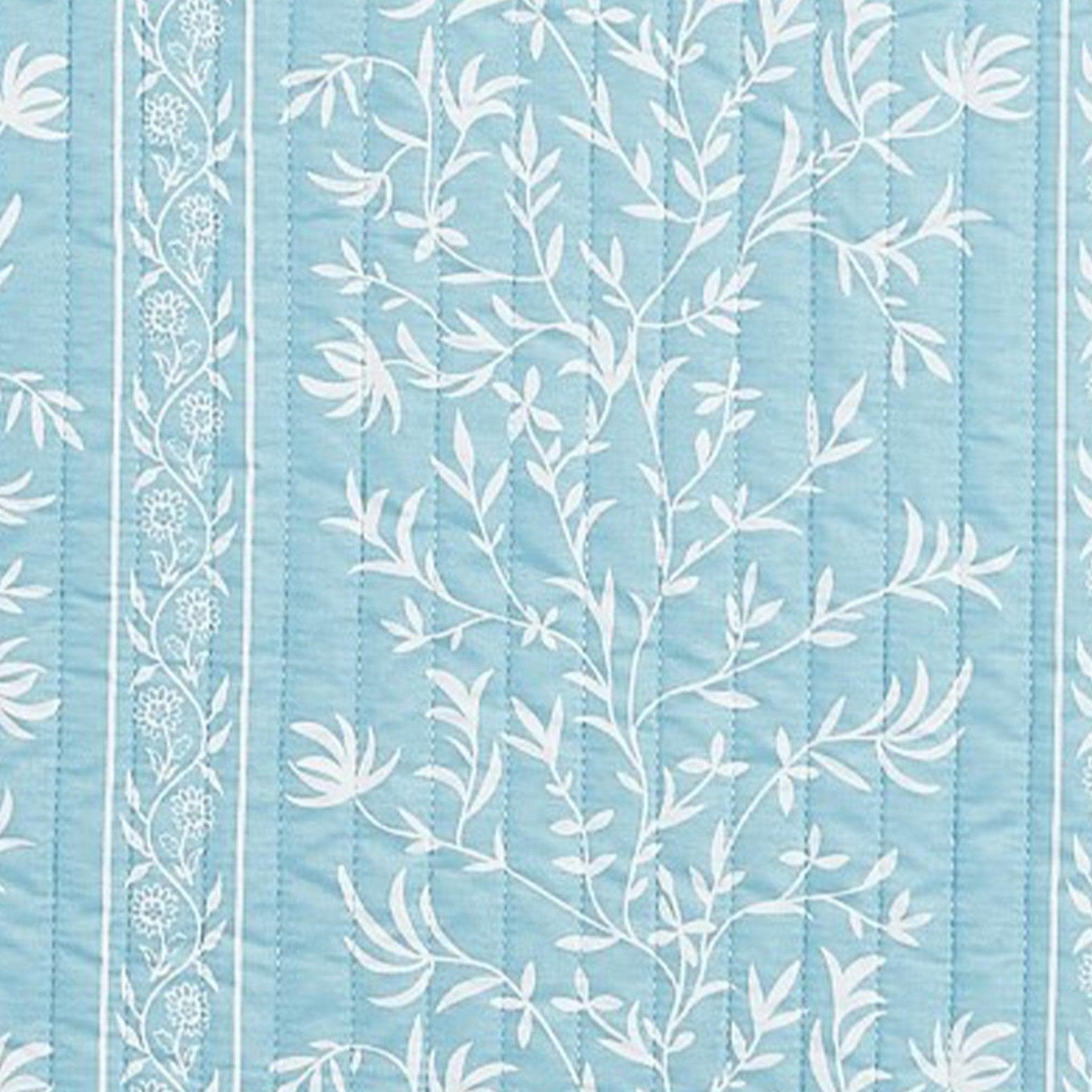 Blue Floral Quilt Set - Senna Collection