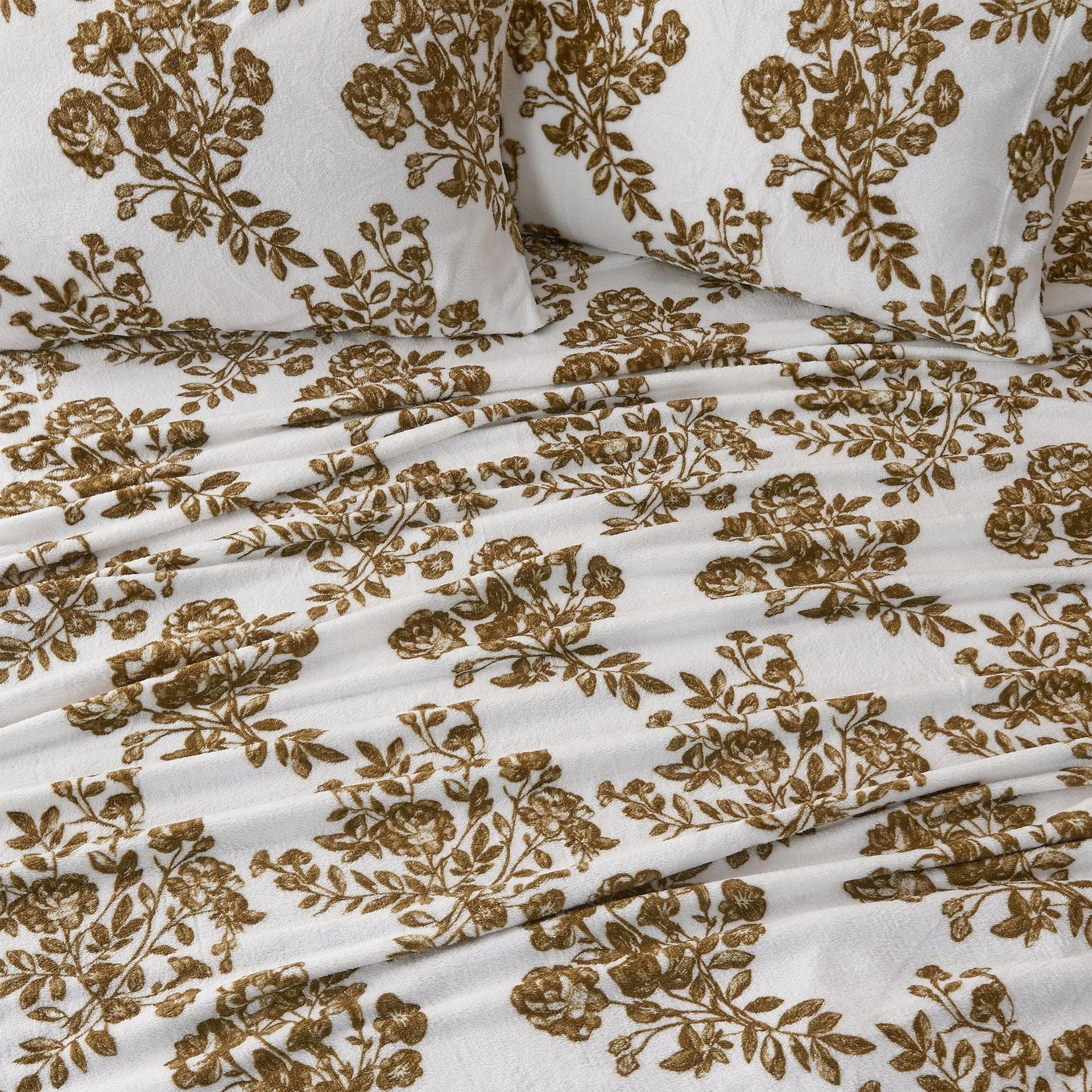 Printed Plush Sheet - Velvet Luxe Lattice Collection