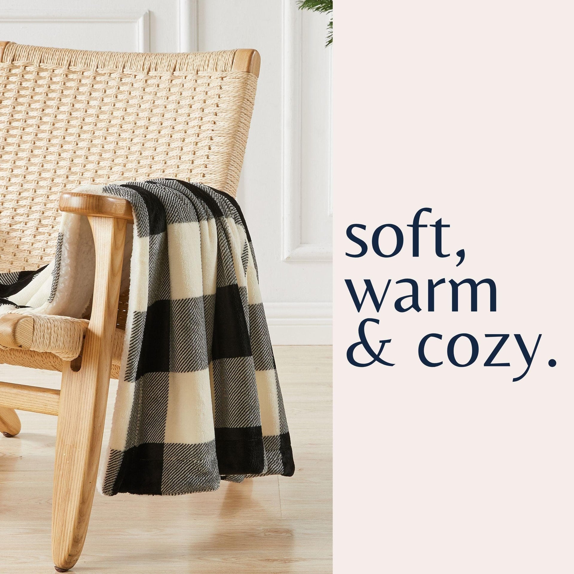Velvet Plush Sherpa Luxury Bed Blanket - Kinsley Collection