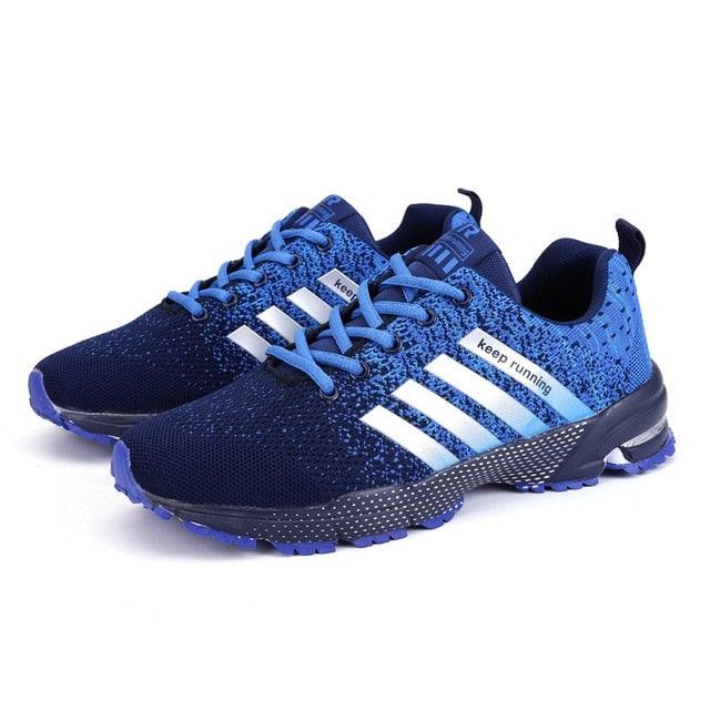 Green Lightweight Men’s Running Sneakers for Marathon & Outdoor