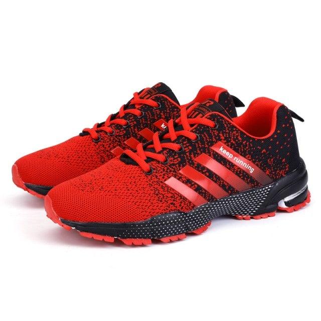 Green Lightweight Men’s Running Sneakers for Marathon & Outdoor