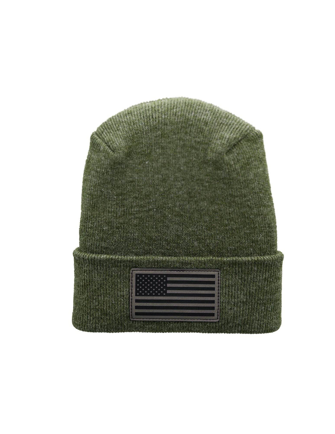 Haakwear American Flag Beanie, H Stitch Circular Knit Cuffed Beanie, Patented, Made in USA