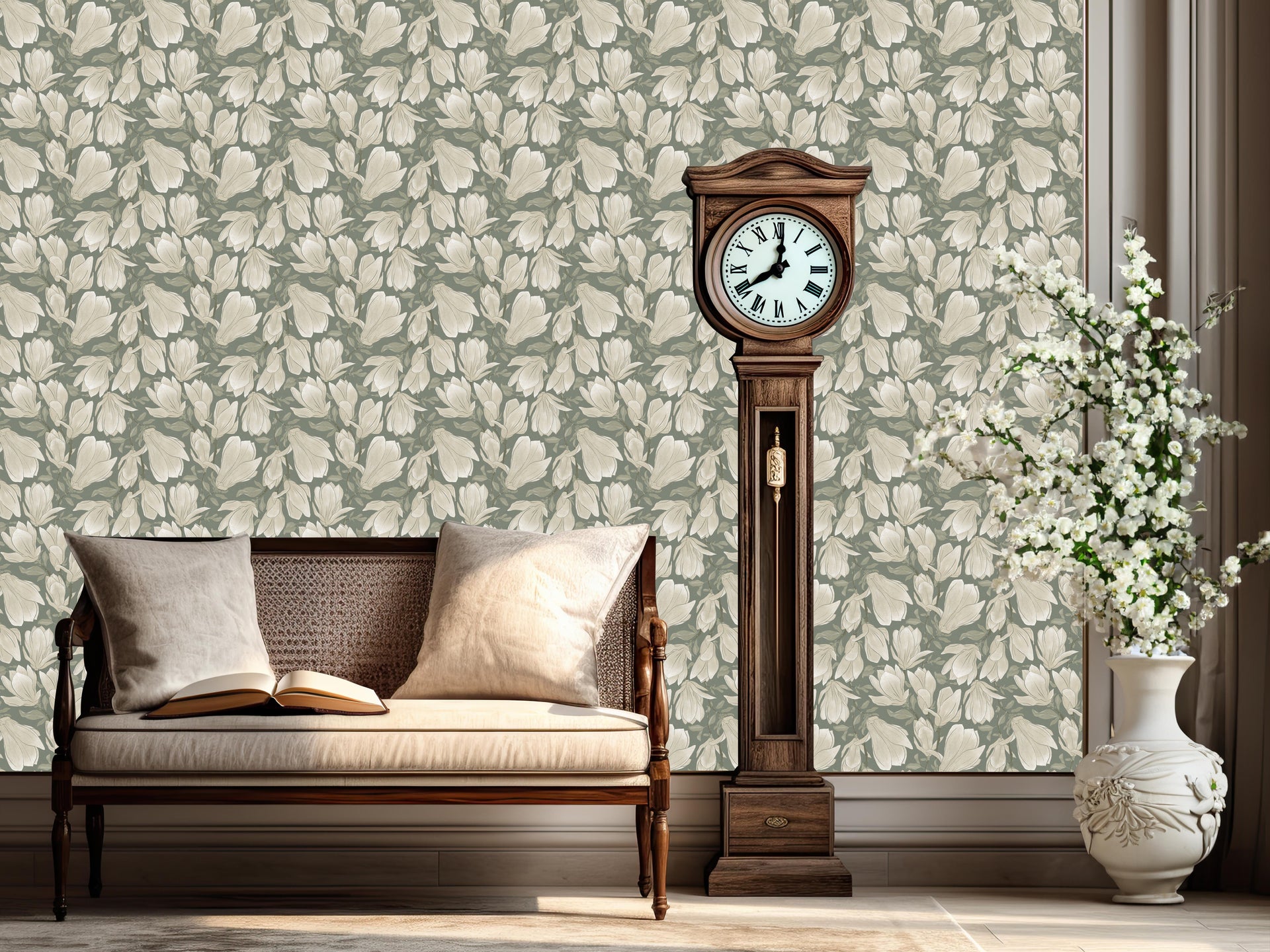 Cornelia Removable Wallpaper Peel and Stick Floral Wall Art