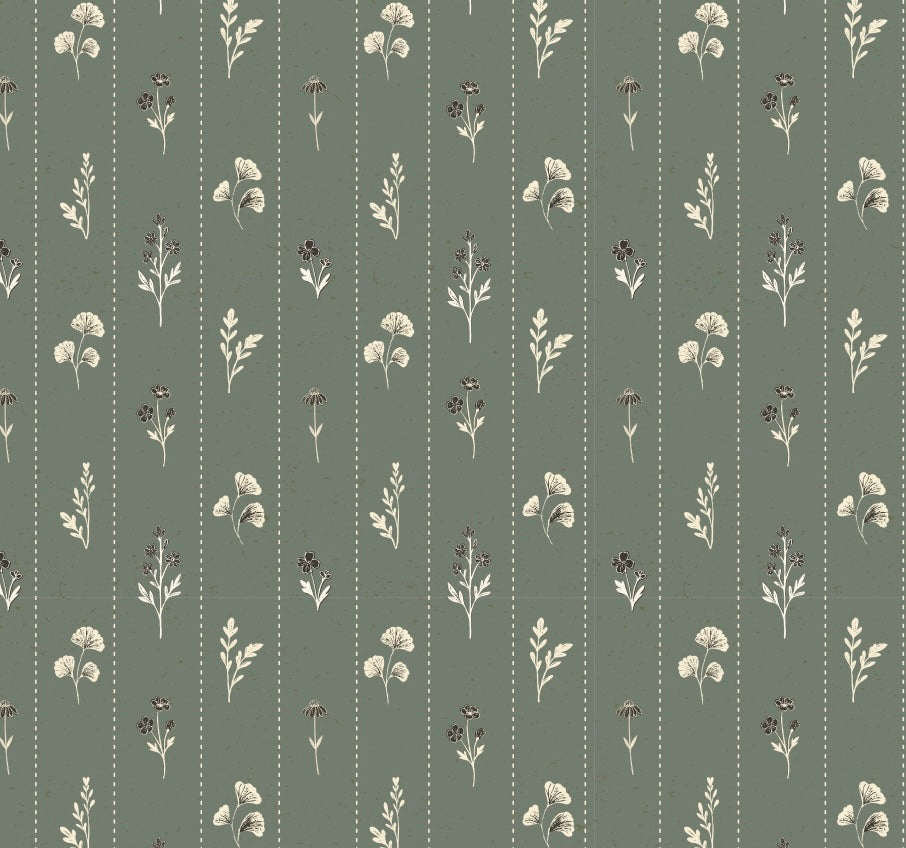 Leni Removable Peel and Stick Wallpaper by The Feral Flower