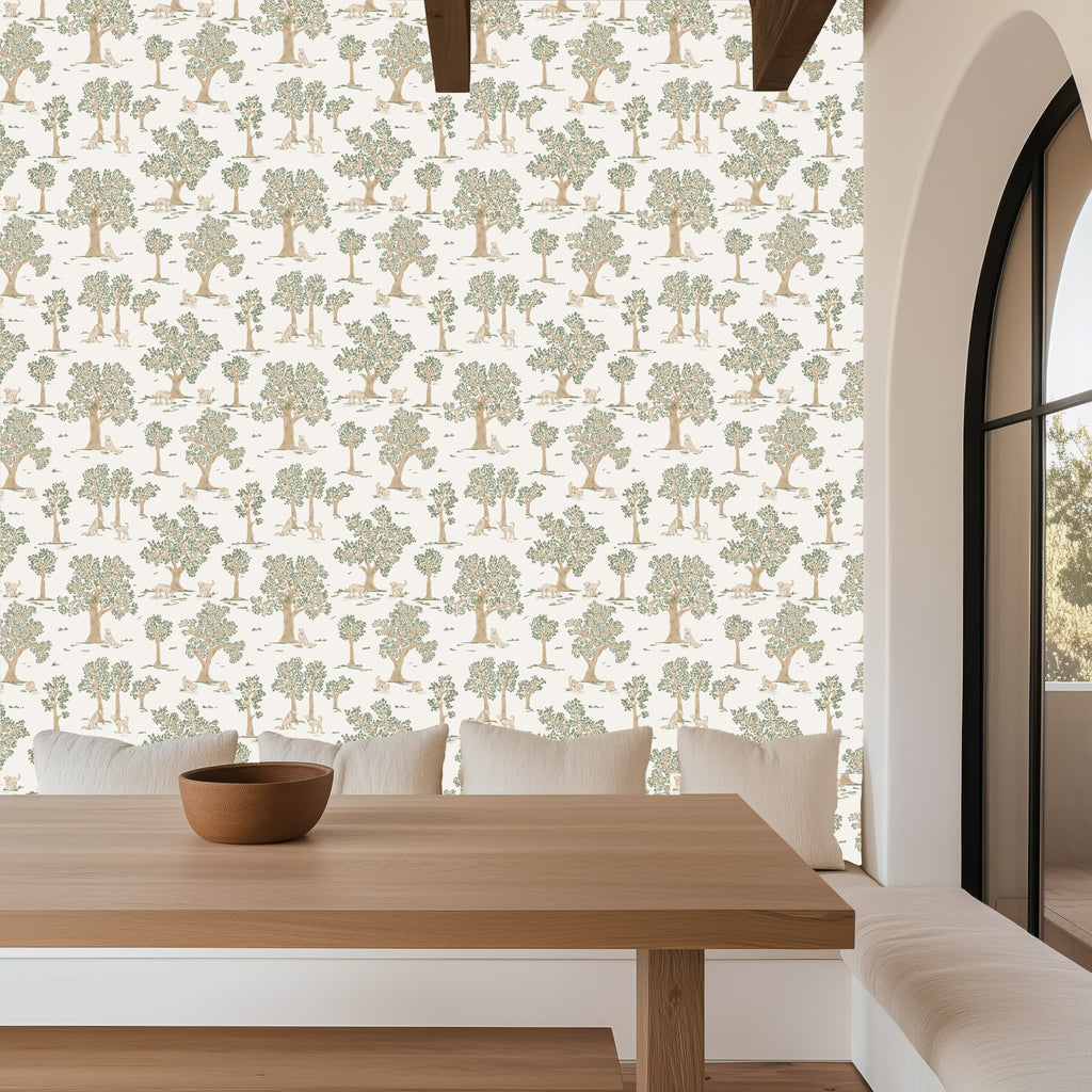 Camden Removable Peel and Stick Wallpaper by Beeky Illustration
