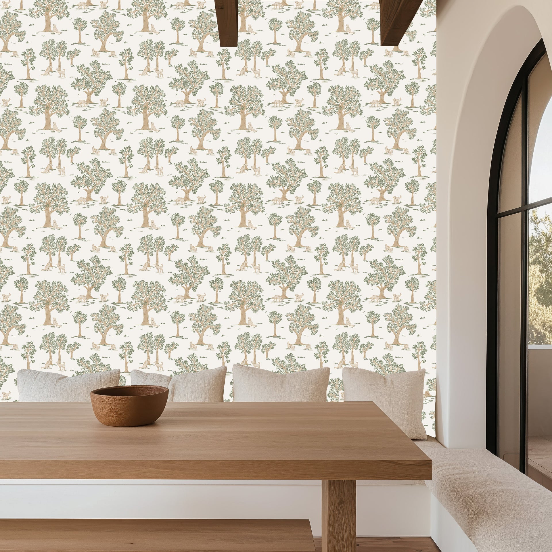 Camden Removable Peel and Stick Wallpaper by Beeky Illustration