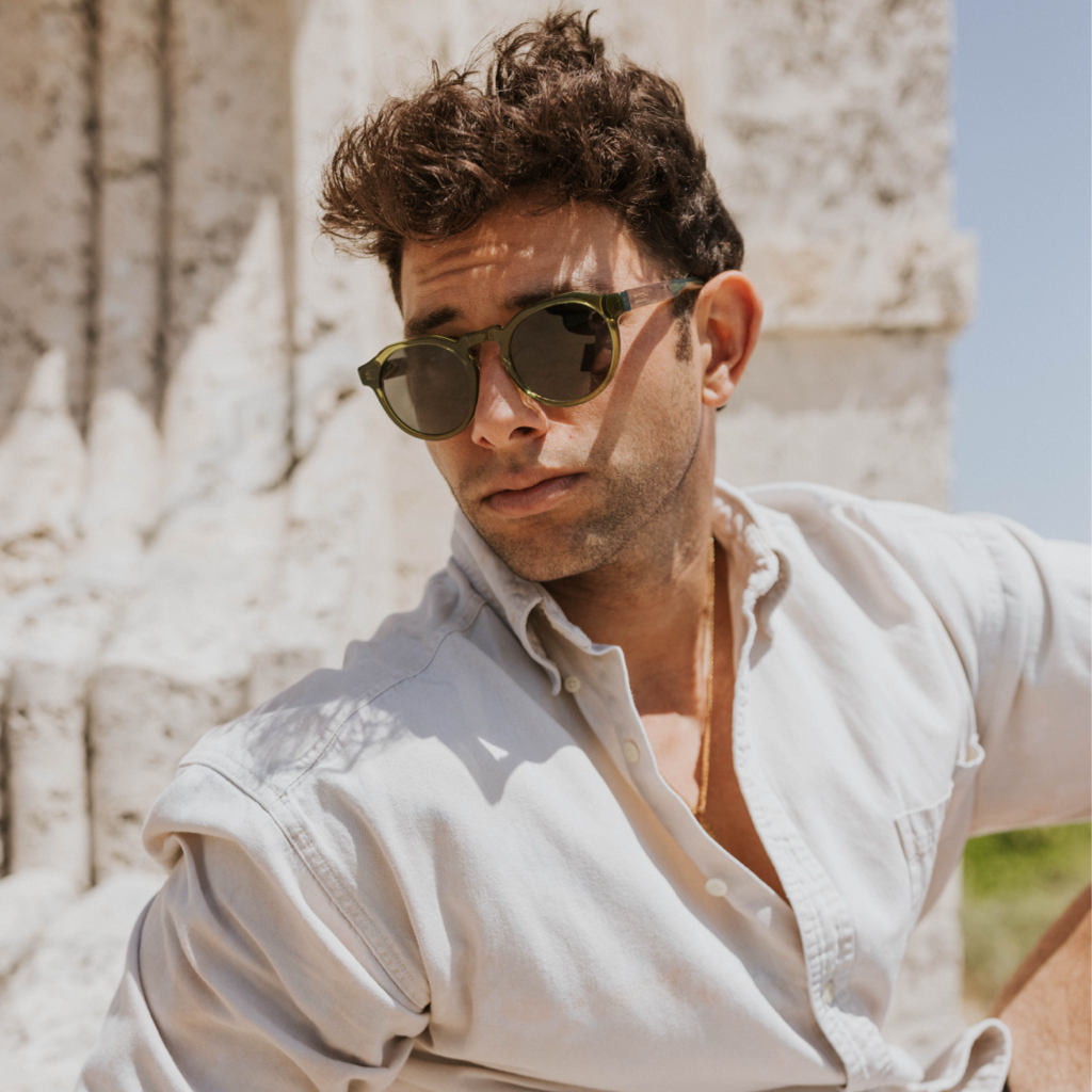 Anna Maria Round Keyhole Bridge Sunglasses