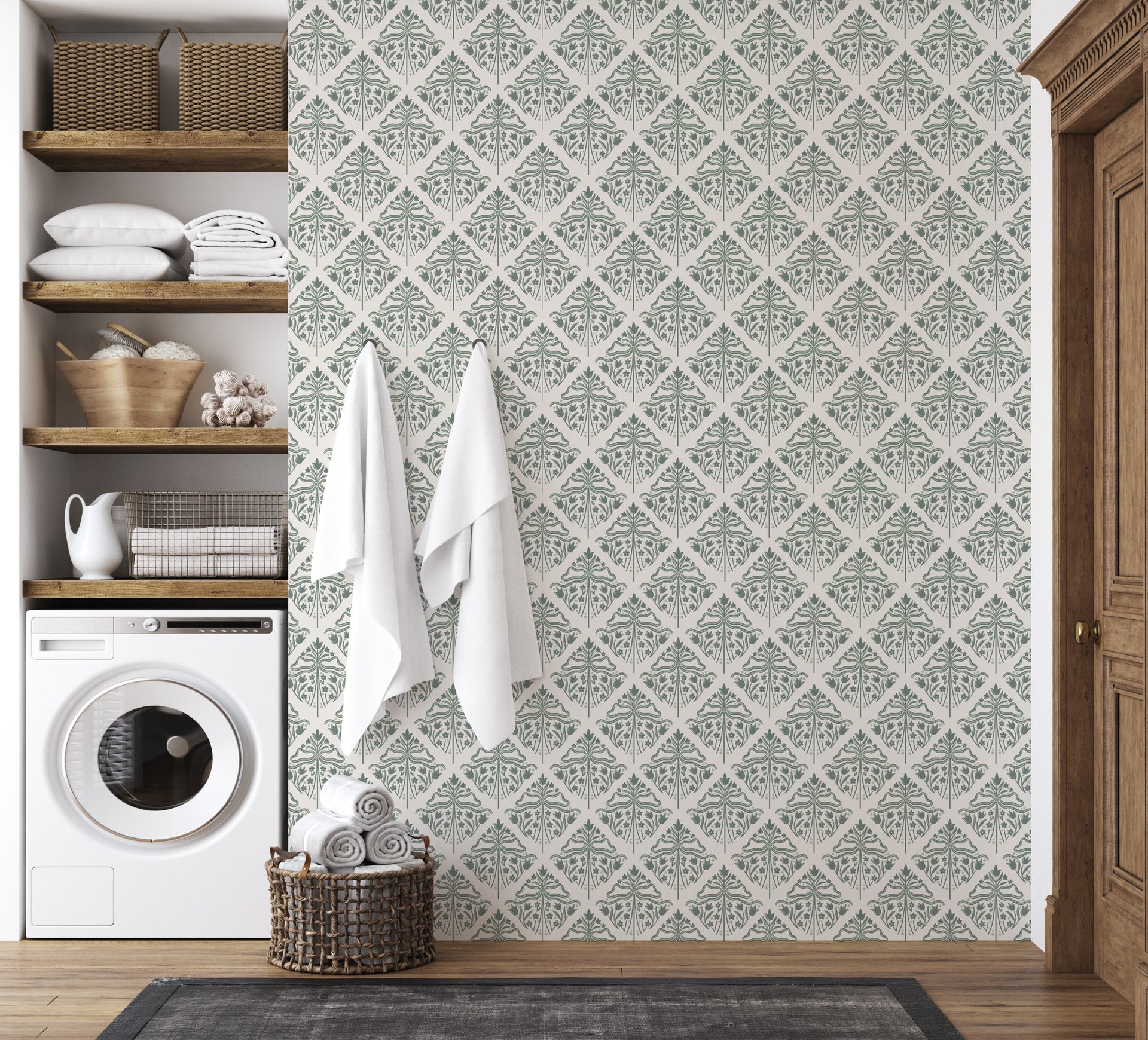 Dixie Removable Peel and Stick Wallpaper by The Beau Studio