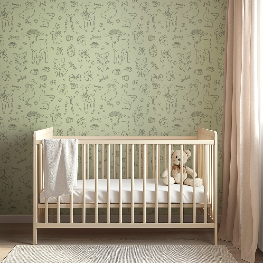 Charlotte Removable Peel and Stick Wallpaper for Home Decor