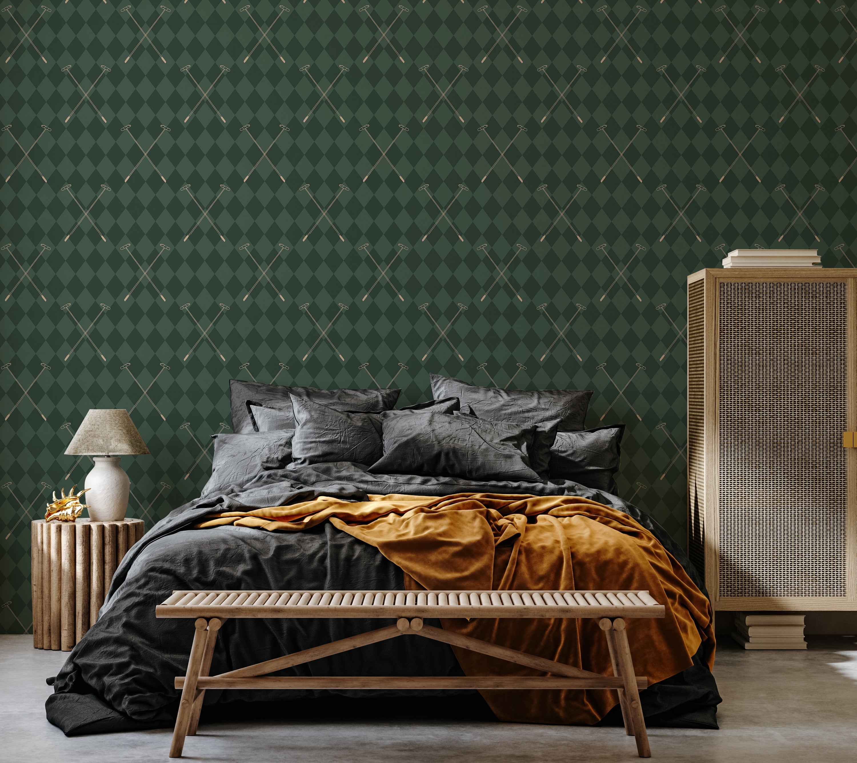 Merrick Wallpaper by The Rosenborg Company