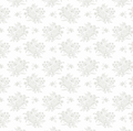 Kylia Floral Wallpaper in White Grey Taupe and Blue Classic