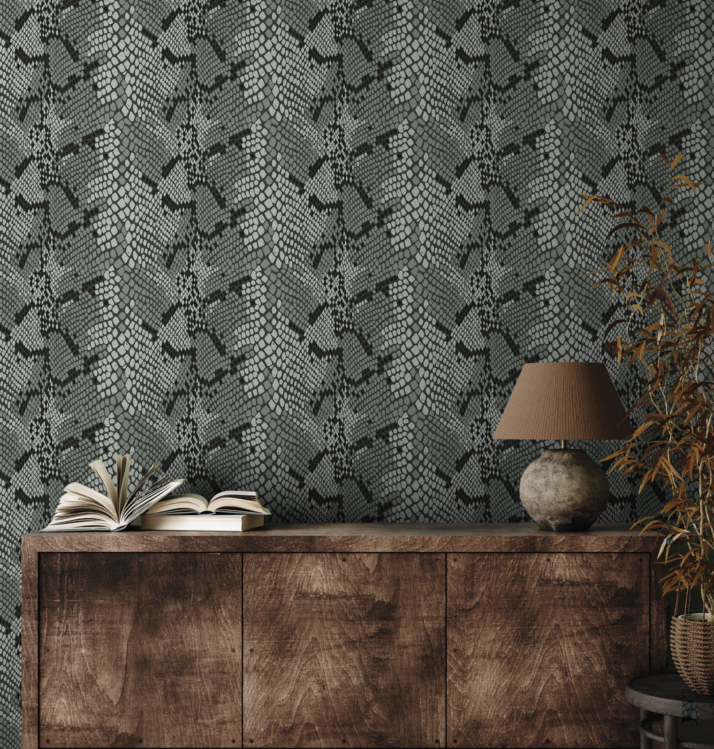Salazar Animal Print Removable Wallpaper in Beige, Brown and Grey